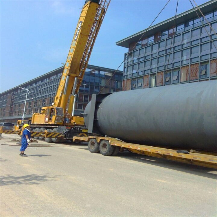 周矶管理区大型吊装作业